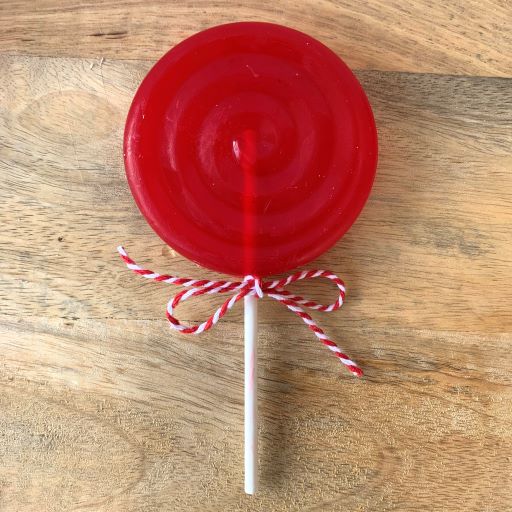 Sucette ronde savon 35 g Pomme d’amour - Savonnerie de bormes