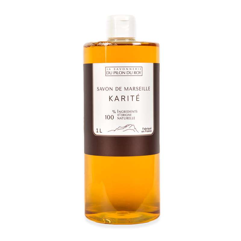 Savon liquide de Marseille à l'huile d'argan bio 500ml - Savonnerie Du Pilon Du Roy