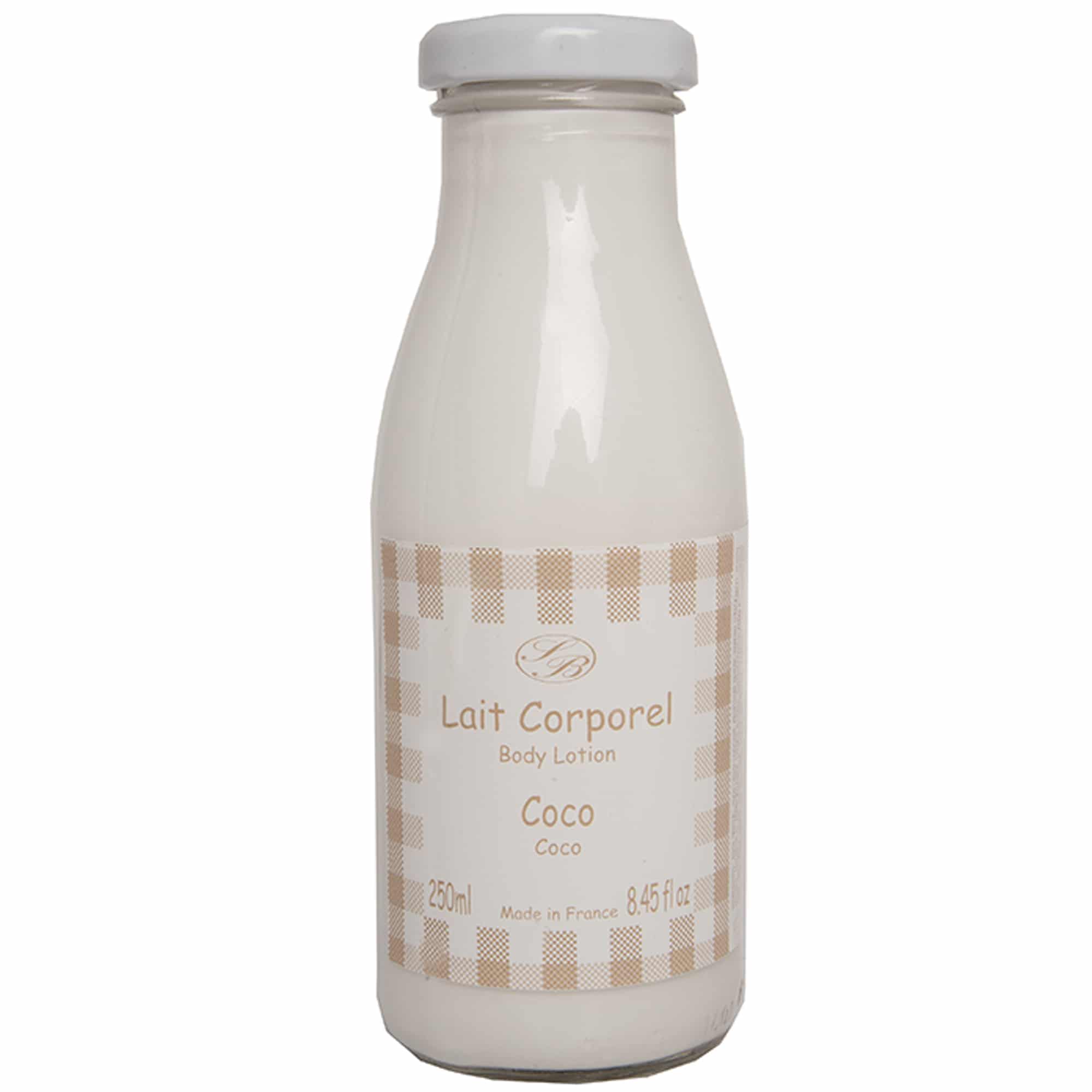 Body milk bottle of milk 250 ml Coco- Savonnerie de Bornes 