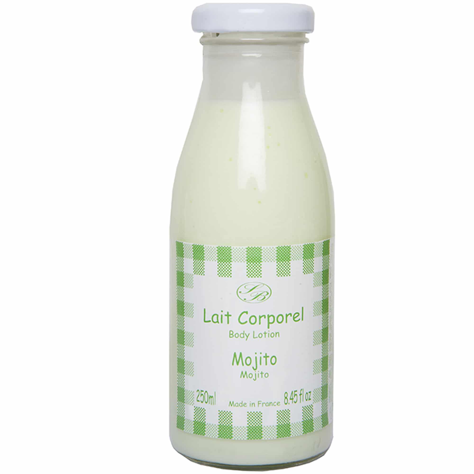 Body milk bottle of milk 250 ml Mojito - Savonnerie de Bornes
