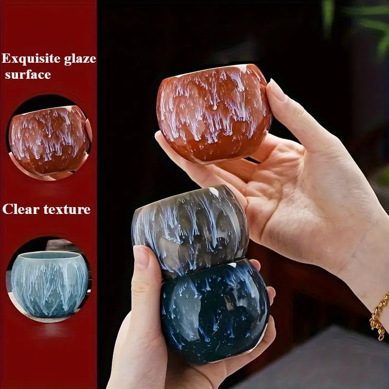 Boîte Cadeau – 5 Tasses à Thé Chinoises Traditionnelles