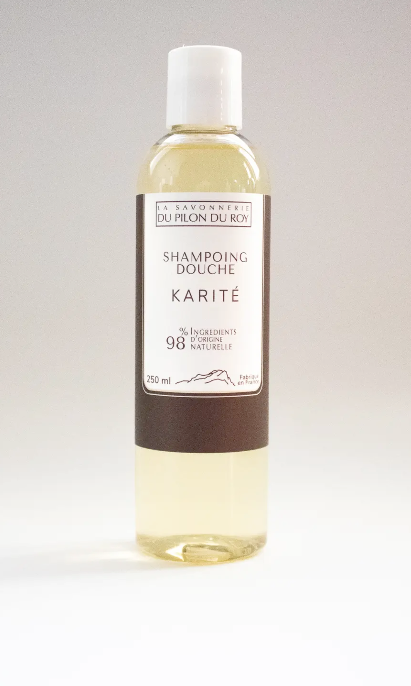 Shampooing douche au beurre de karité 250 ml - Savonnerie Du Pilon Du Roy