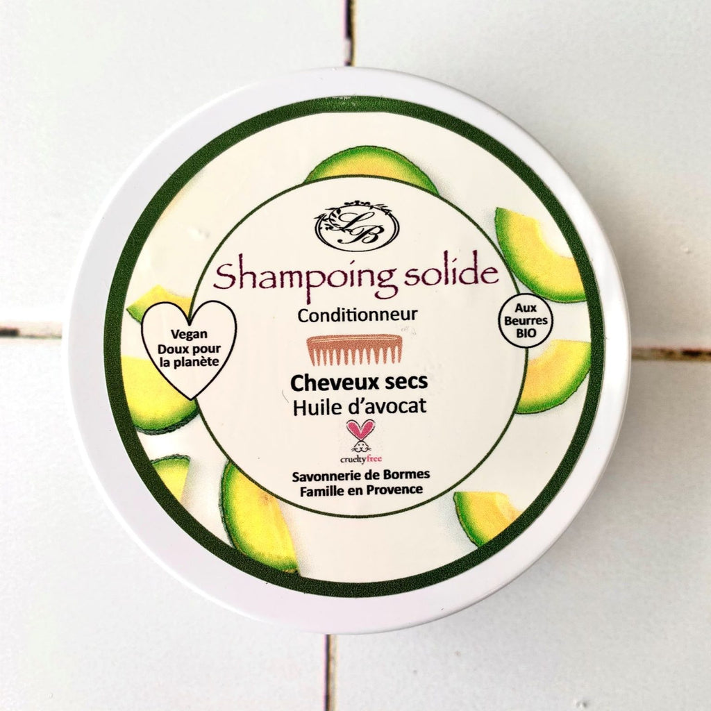 Shampoing Solide Doux pour Cheveux Secs – 80g