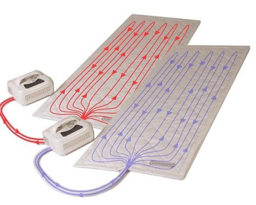 2 Air-conditioned, cooling and heated mattress toppers for 2 people