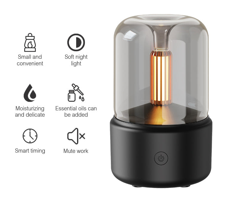 Diffuseur ultrasonique avec lumière LED – 120 ou 150 ml