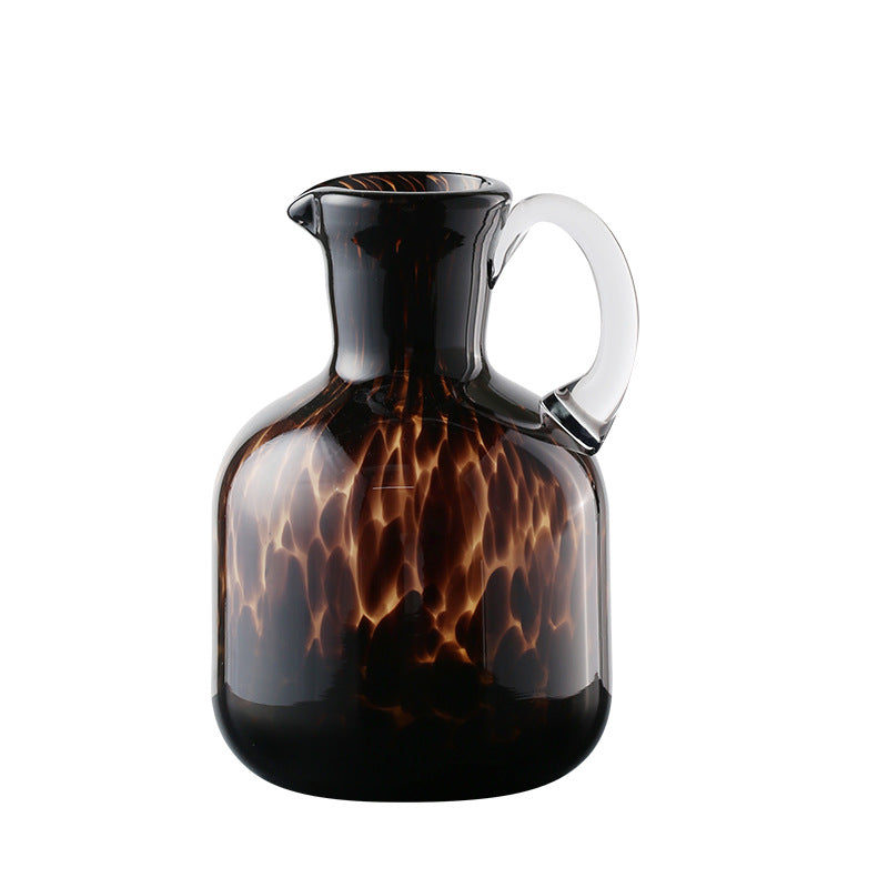 Vase en Verre Transparent en Forme de Bouilloire