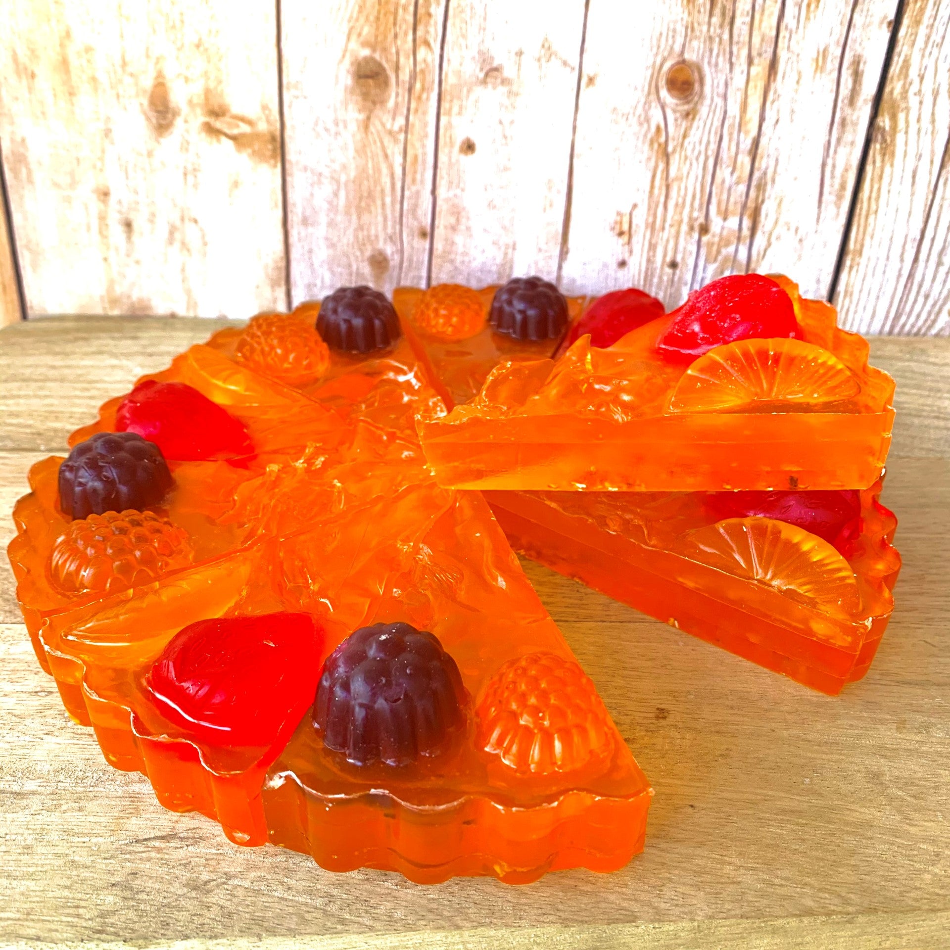 Tarte Part de 100 g Fruits confits - Savonnerie de Bormes