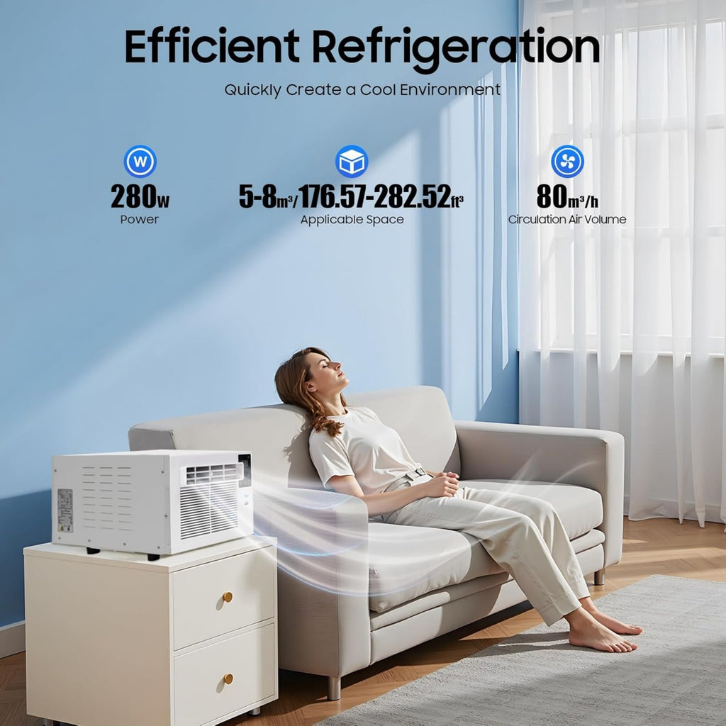 Mini climatiseur compact 280W télécommandé