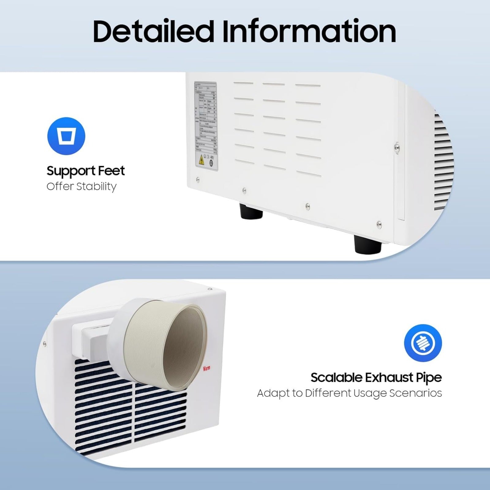 Mini climatiseur compact 280W télécommandé