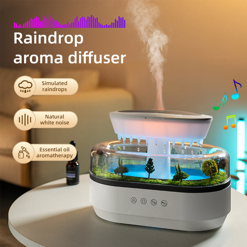 Diffuseur Raindrop™ – Humidificateur d’Ambiance Méditatif