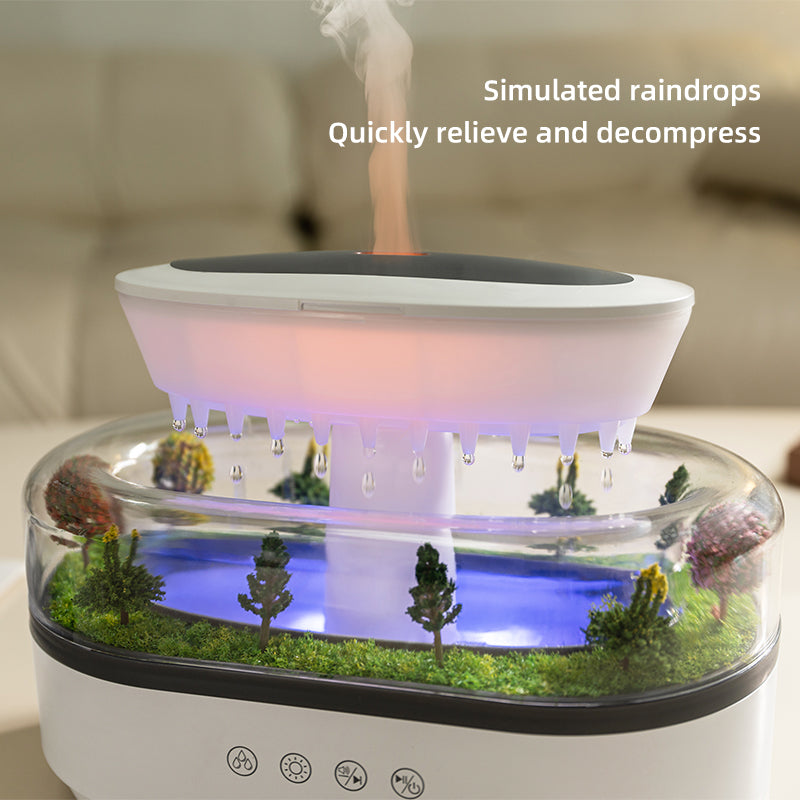 Diffuseur Raindrop™ – Humidificateur d’Ambiance Méditatif
