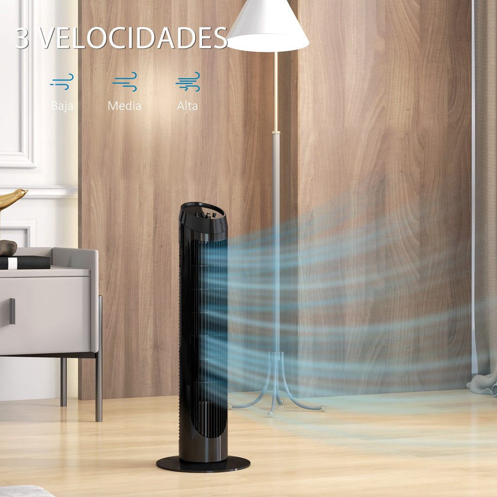 Ventilateur colonne HOMCOM 45W oscillant