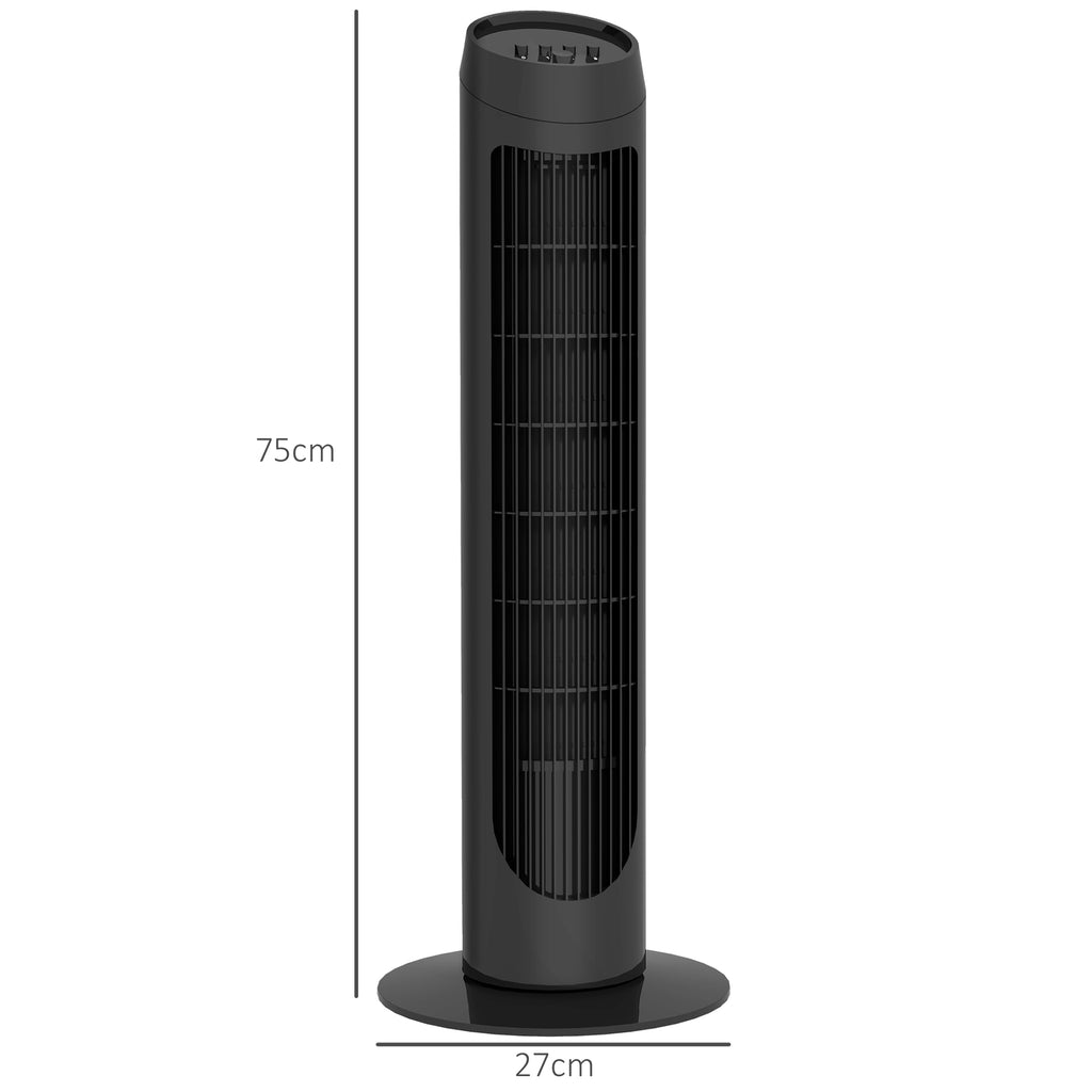 Ventilateur colonne HOMCOM 45W oscillant