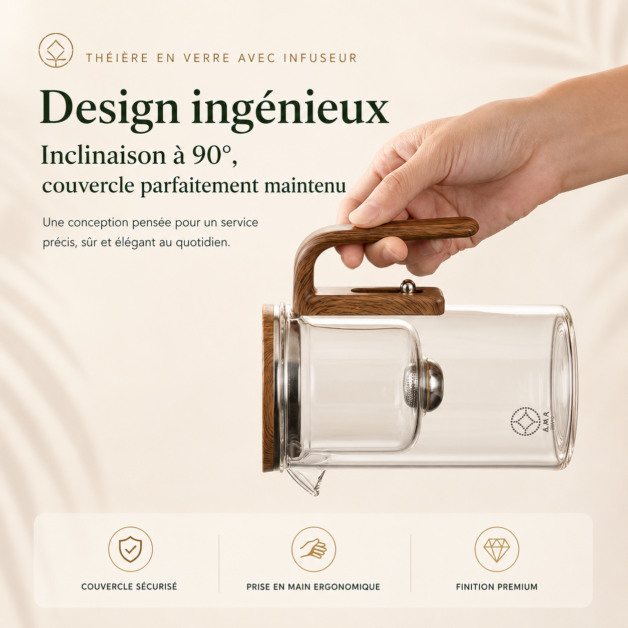 Glass teapot with infuser 750ml - Limited Edition