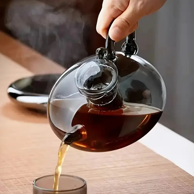 Théière en Verre Borosilicate avec Infuseur