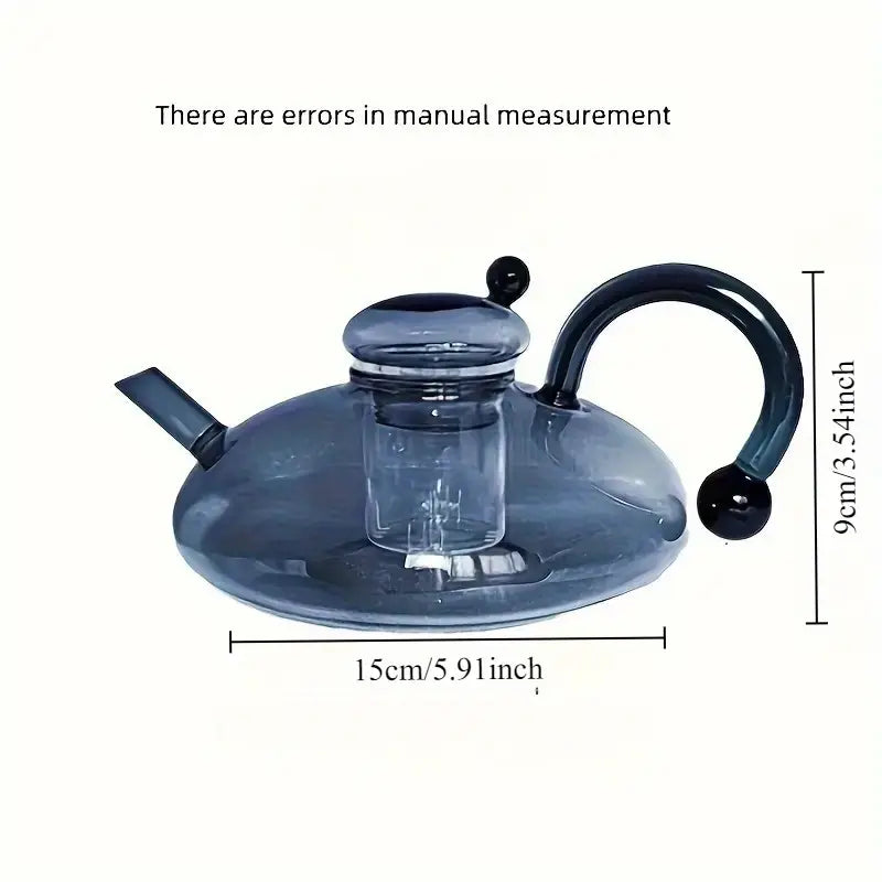 Théière en Verre Borosilicate avec Infuseur