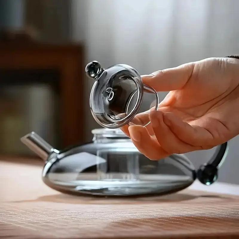 Théière en Verre Borosilicate avec Infuseur