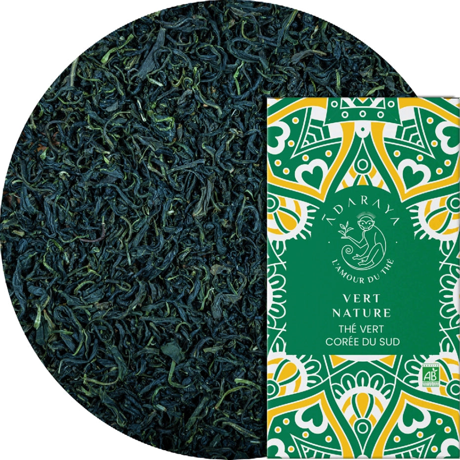 Thé Vert Nature Supérieur de Corée du Sud - ADRAYA