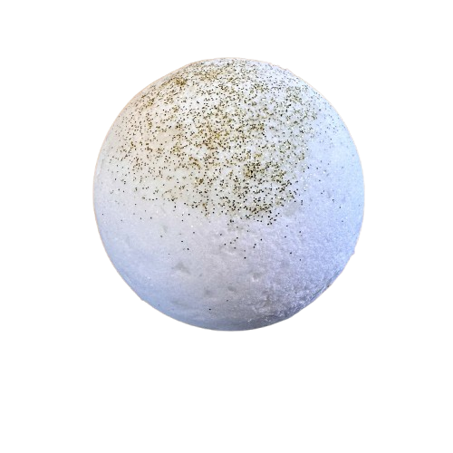 Boule pour le bain moussante MUSC BLANC 140g - Savonnerie de Bornes