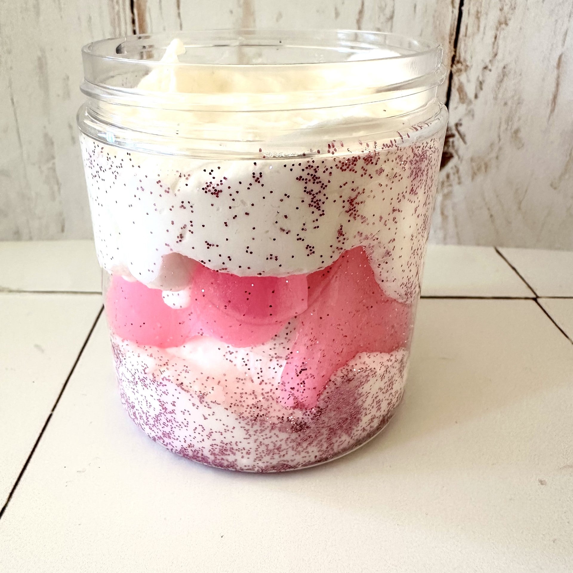 Creamy wax large pot and its small spoon 160 g Madeleine - Gourmet candle