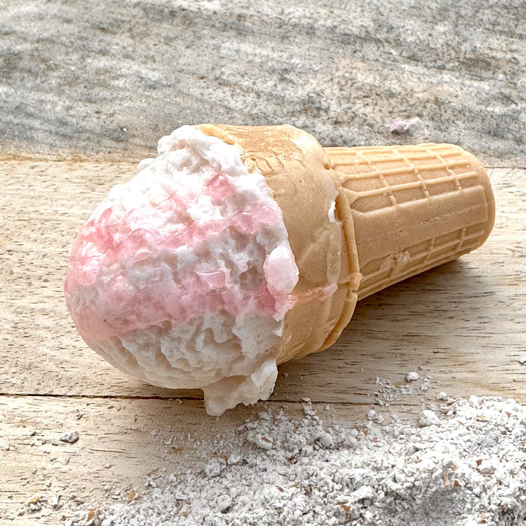 Savon glace 130 g Vanille fraise - Savonnerie de Bormes