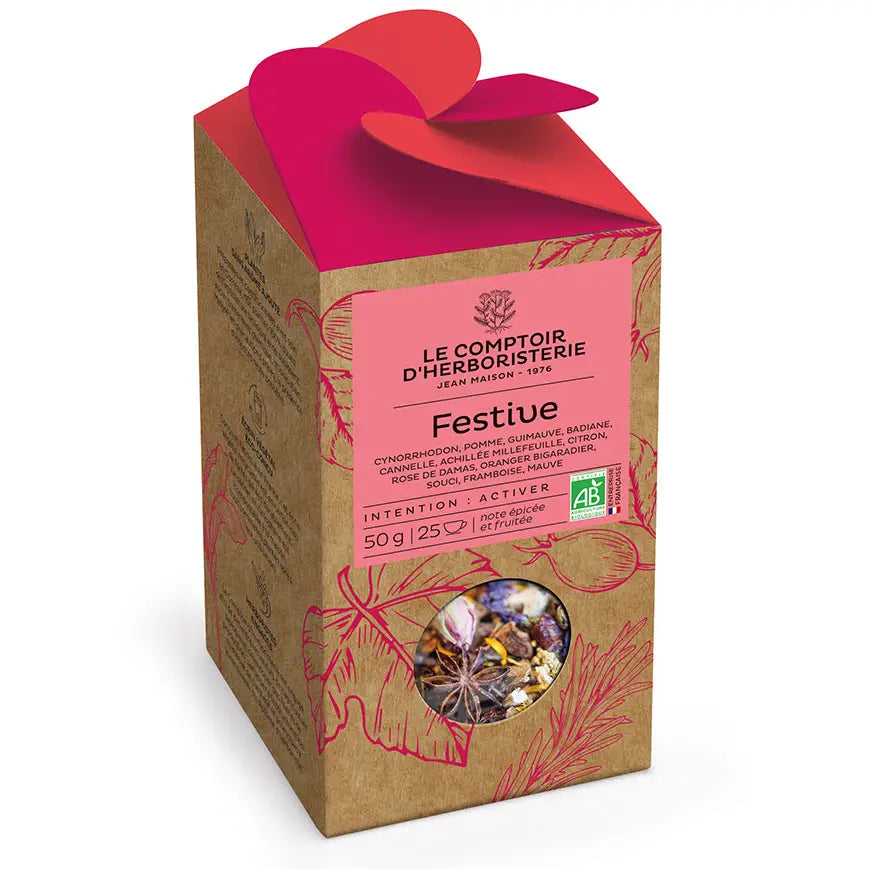 Tisane La Festive Bio 50g – An Explosion of Flavors and Colors to Celebrate All Your Moments 