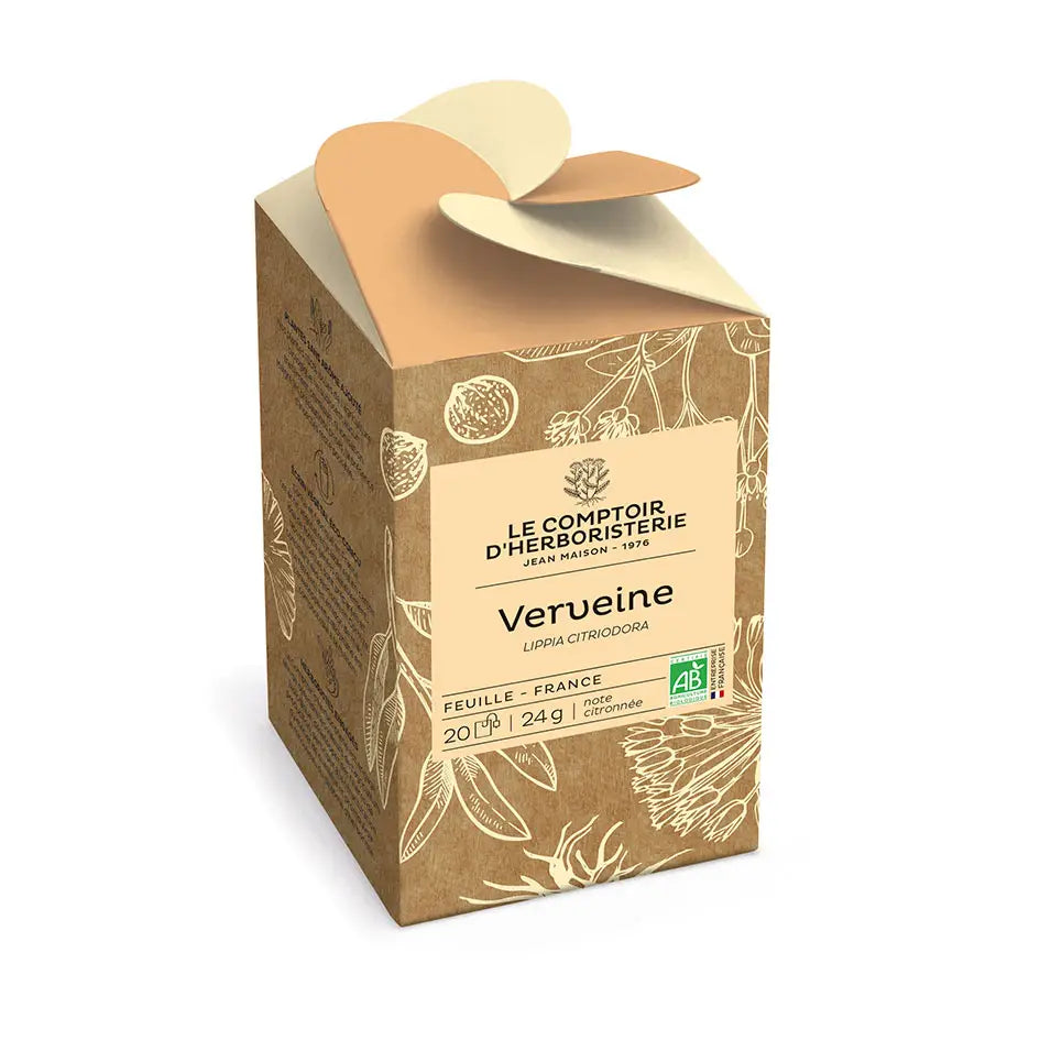 Tisane Infusette Verveine Bio (x20) / boite de 50G – Une Infusion Relaxante et Apaisante
