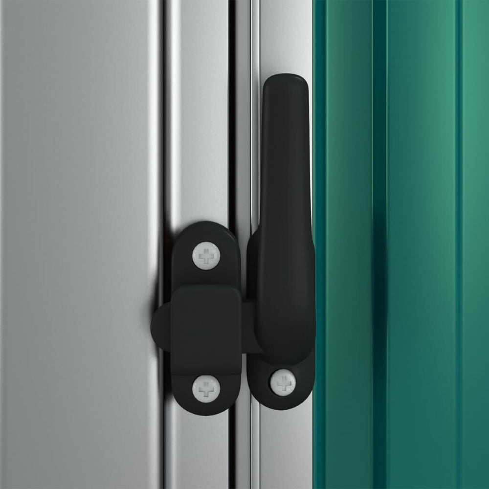 Abri de Jardin Anthracite en Acier 118 × 97 × 209 cm
