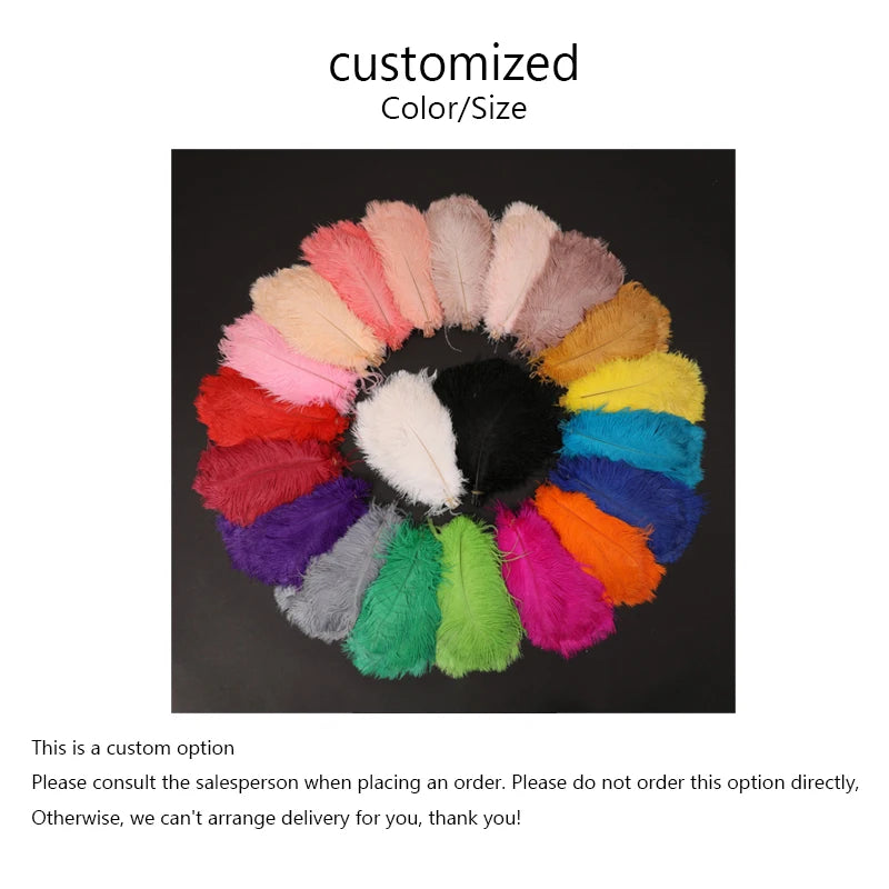 Lampe LED Autoportante en Plume d’Autruche – L’élégance à l’état pur