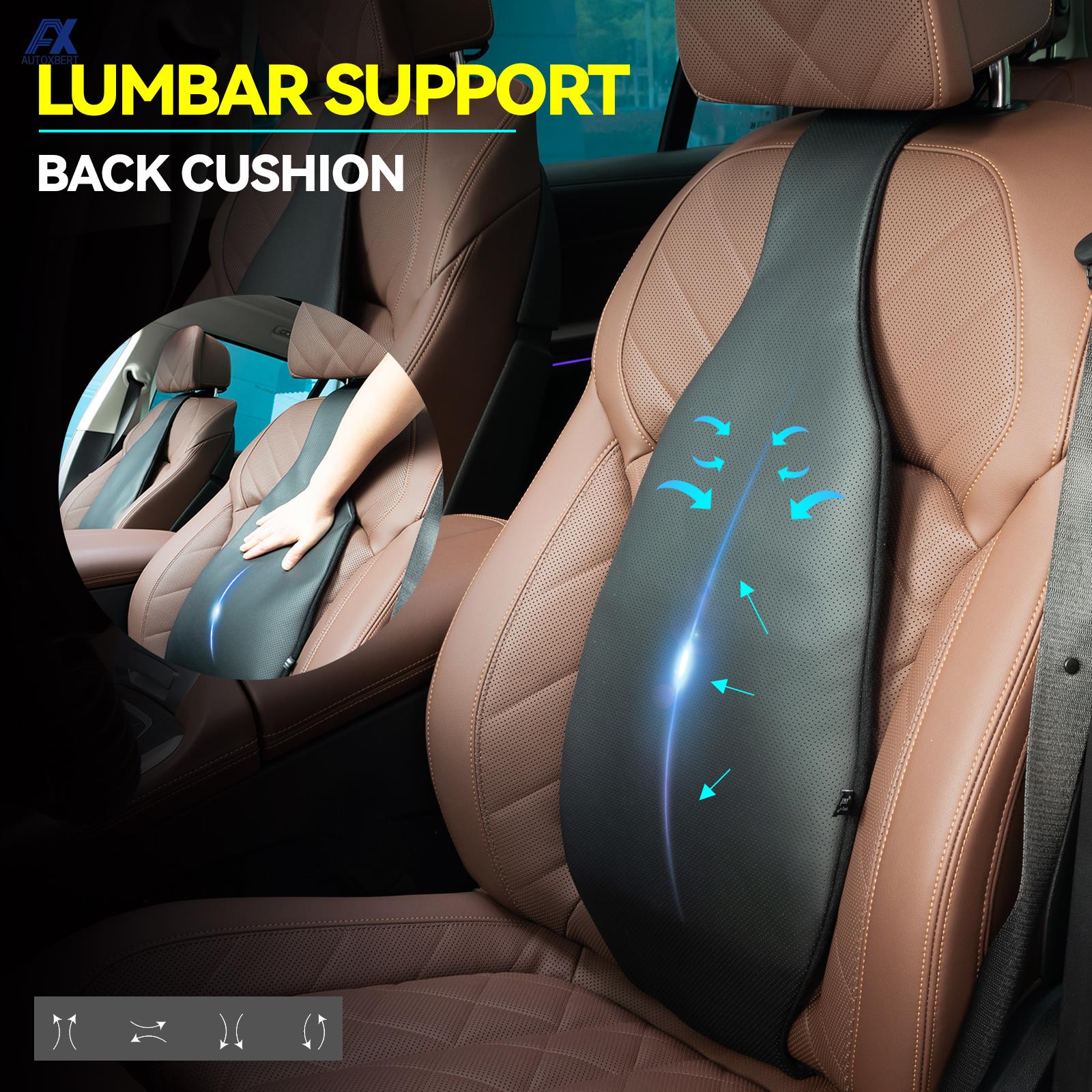 Air Motion Lumbar Support Cushion – Comfort and Ergonomics for your Journeys
