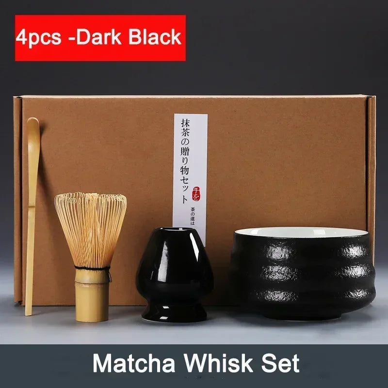 Ensemble de Brosses à Thé en Bambou– L'Art du Matcha Japonais dans un Coffret d'Exception