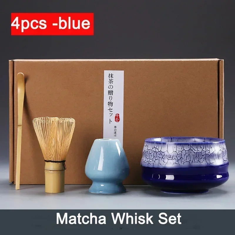 Ensemble de Brosses à Thé en Bambou– L'Art du Matcha Japonais dans un Coffret d'Exception