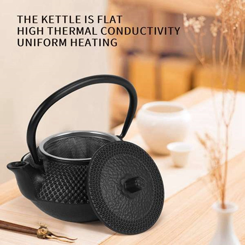 Cast Iron Teapot with Stainless Steel Infuser | Japanese Elegance and Tradition